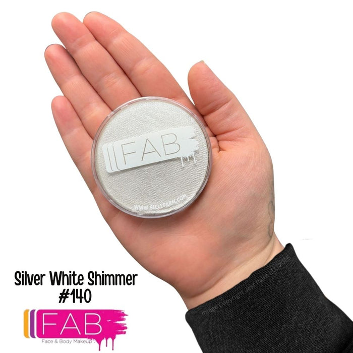FAB by Superstar | Face Paint - Silver White Shimmer 45gr #140