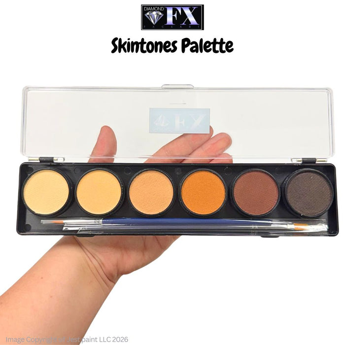 Diamond FX Face Paint -  6 Color Skintones Palette
