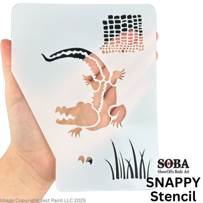 Stencil Eyes / Profiles - Face Painting Stencil - Snappy