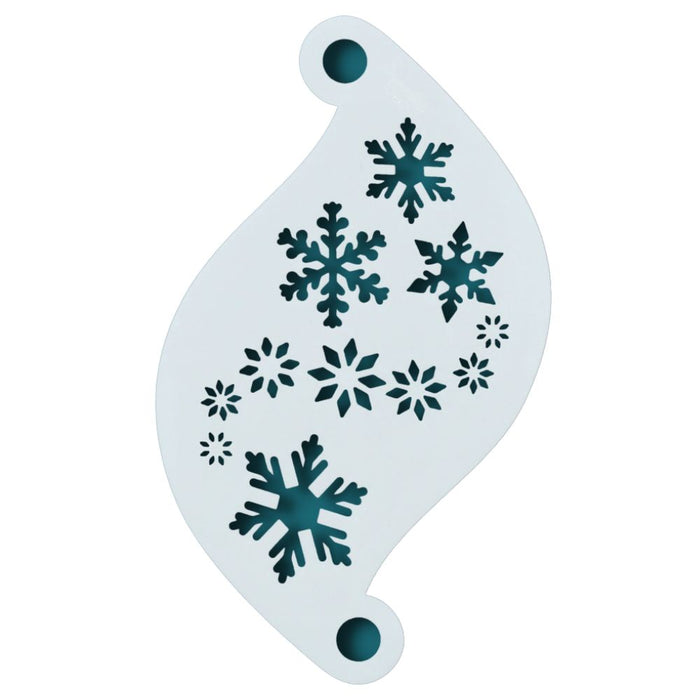 Superstar  | Face Painting Stencil - Snowflakes   77003