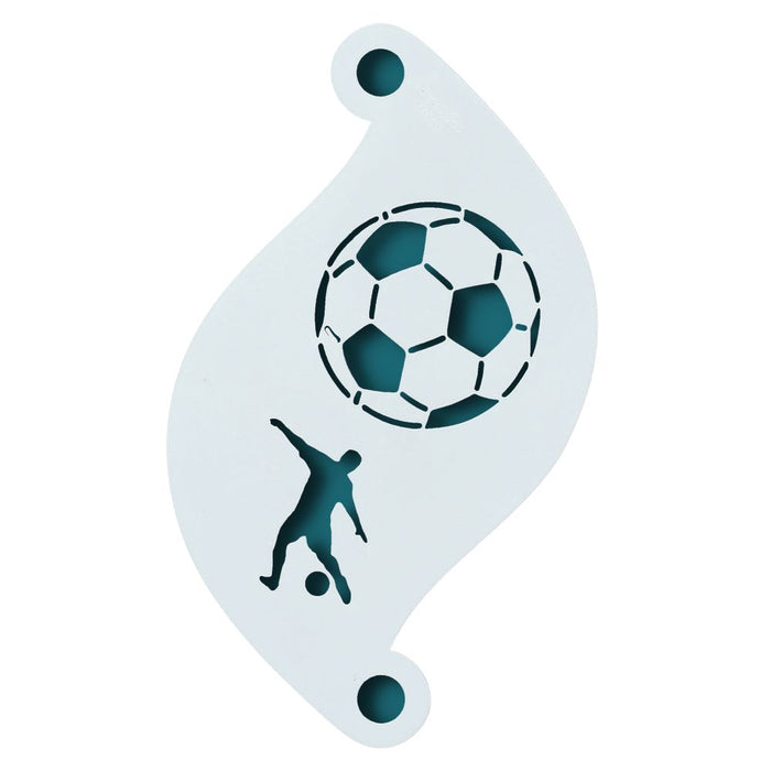 Superstar  | Face Painting Stencil - Soccer  77060