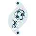 Superstar  | Face Painting Stencil - Soccer  77060
