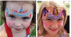Stencil Eyes - Face Painting Stencil - SPARKLE UNICORN - One Size Fits Most