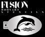 Fusion Body Art | Face Painting Stencil - Splashing Dolphin FS29