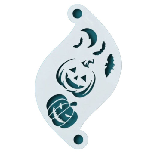 Superstar  | Face Painting Stencil - Spooky Pumpkins 77091