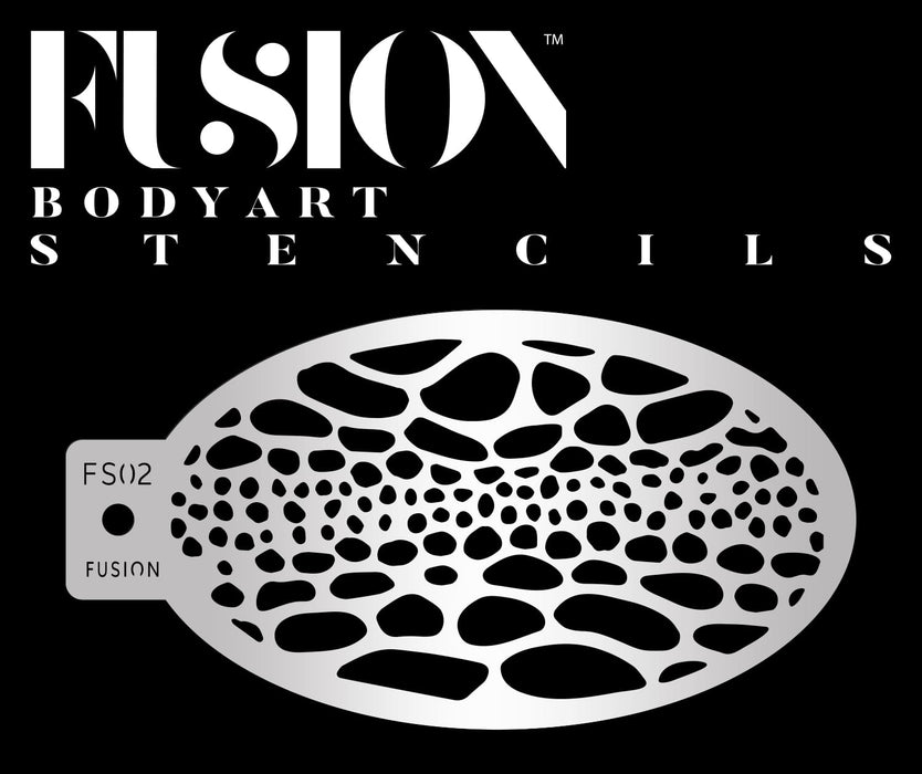 Fusion Body Art | Face Painting Stencil - Spot Animal Print FS02