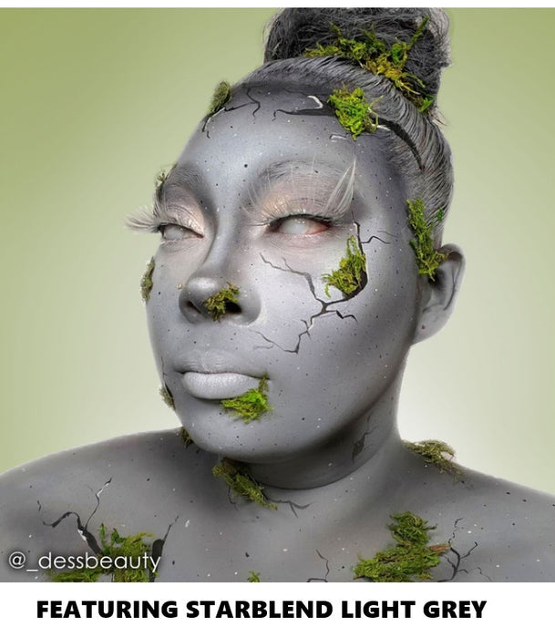 StarBlend Powder  Face Paint By Mehron - Light Grey 56gr