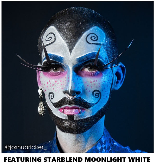 StarBlend Powder  Face Paint  By Mehron - Moonlight White 56gr