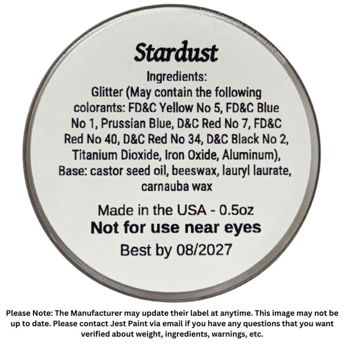 Amerikan Body Art | Fine Glitter Creme - New Formula ( Gold Mix ) STARDUST -.05oz