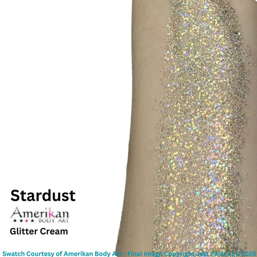 Amerikan Body Art | Fine Glitter Creme - New Formula ( Gold Mix ) STARDUST -.05oz