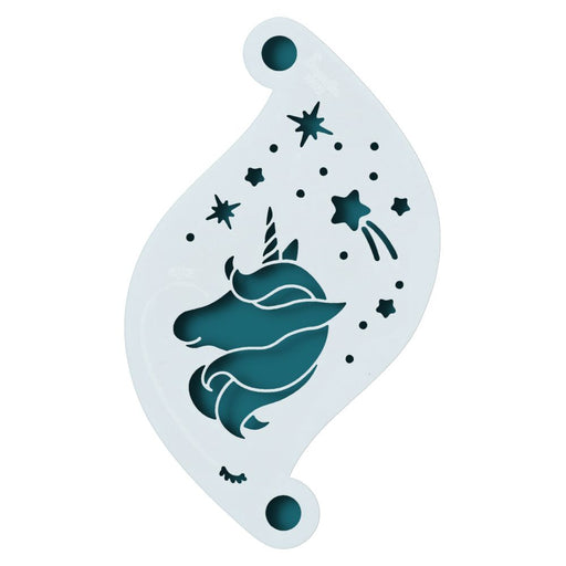 Superstar  | Face Painting Stencil - Starlight Unicorn 77072