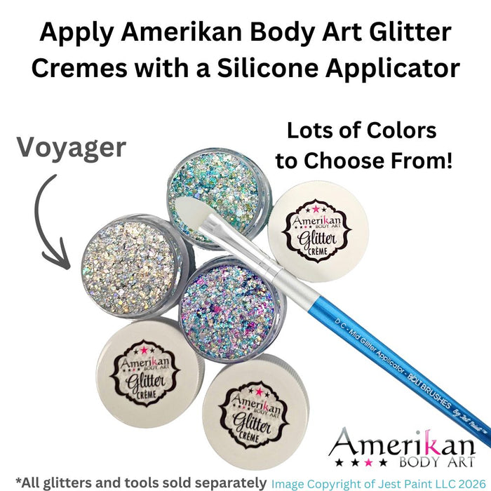 Amerikan Body Art | CHUNKY Glitter Cremes -  New Formula - GALAXY - .5oz