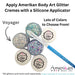 Amerikan Body Art | CHUNKY Glitter Cremes -  New Formula - GALAXY - .5oz