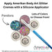 Amerikan Body Art | CHUNKY Glitter Cremes - New Formula - ORION - .5oz