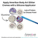 Amerikan Body Art | CHUNKY Glitter Cremes - New Formula - FELICITY - .5oz