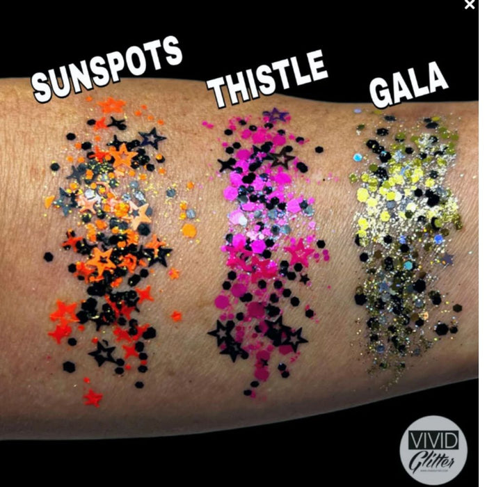 VIVID Glitter |  GLEAM Glitter Cream | Small - THISTLE (7.5gr)