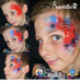 Superstar  | Face Painting Stencil - Scary Spider 77092