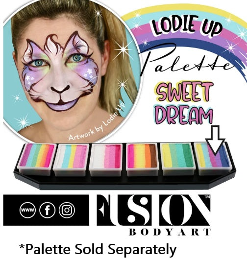 Fusion Body Art Face Paint | Split Cake | Sweet Dream by Lodie Up 30gr - While Supplies Last!