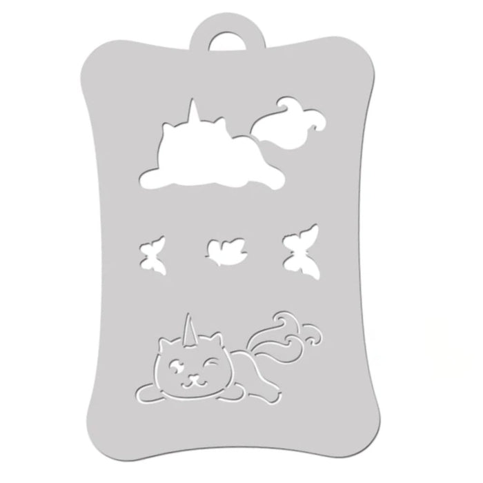Ooh! Face Painting Stencil | Baby Caticorn (T12)