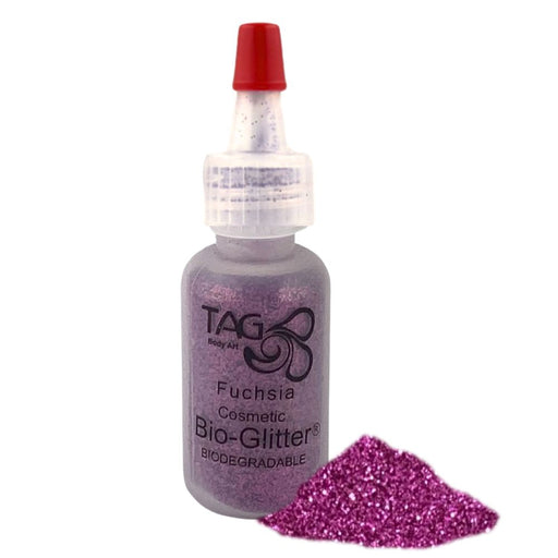 TAG Bio-Glitter | Face Paint Glitter Poof - Fuchsia (15ml)