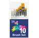 TAG | Face Painting Brushes - 10 Piece Brush Set