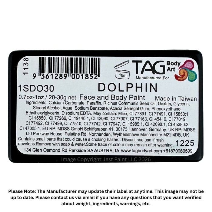 TAG Face Paint |  1 Stroke - Dolphin   #22