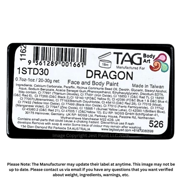 TAG Face Paint |  1 Stroke - Dragon   #18