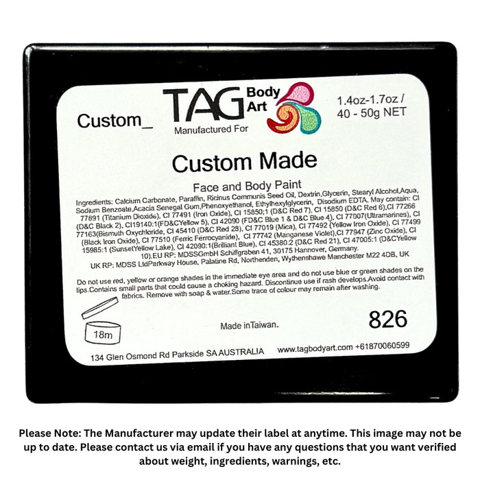 TAG Face Paint Split Cake - EXCL Fuzzy Bear 50gr   #56