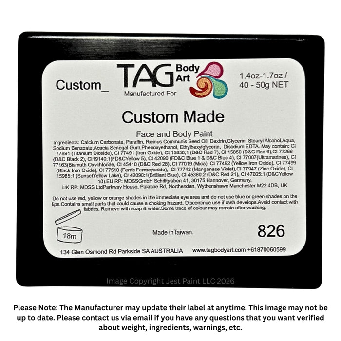 TAG Face Paint Split Cake - EXCL Large Rainbow Blast 50gr   #31