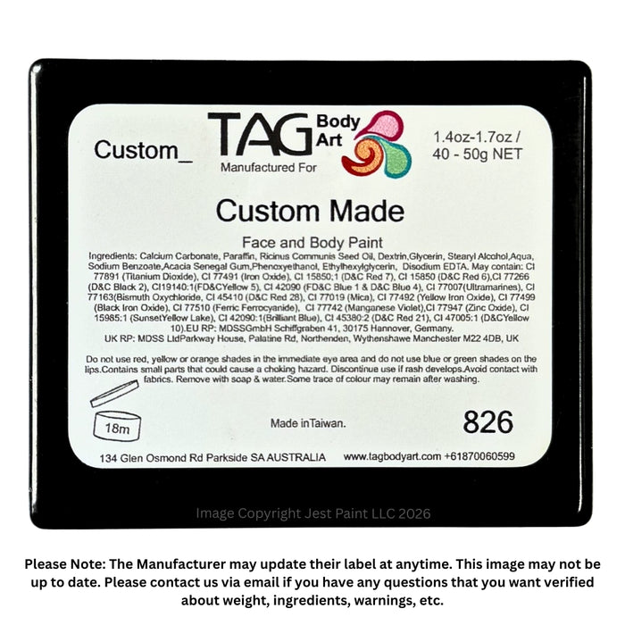 TAG Face Paint Split Cake - EXCL Monster 50gr  #35 - DISCONTINUED