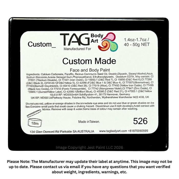 TAG Face Paint Split Cake - EXCL Pearly Big Happy Swirl 50gr   #9