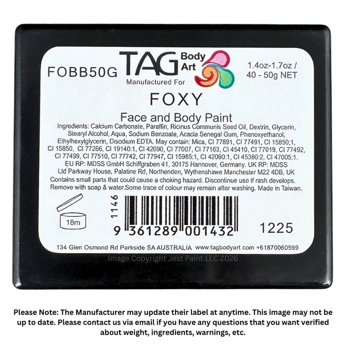 TAG Face Paint - Pearl Base Blender - Pearl Foxy 50gr  #13