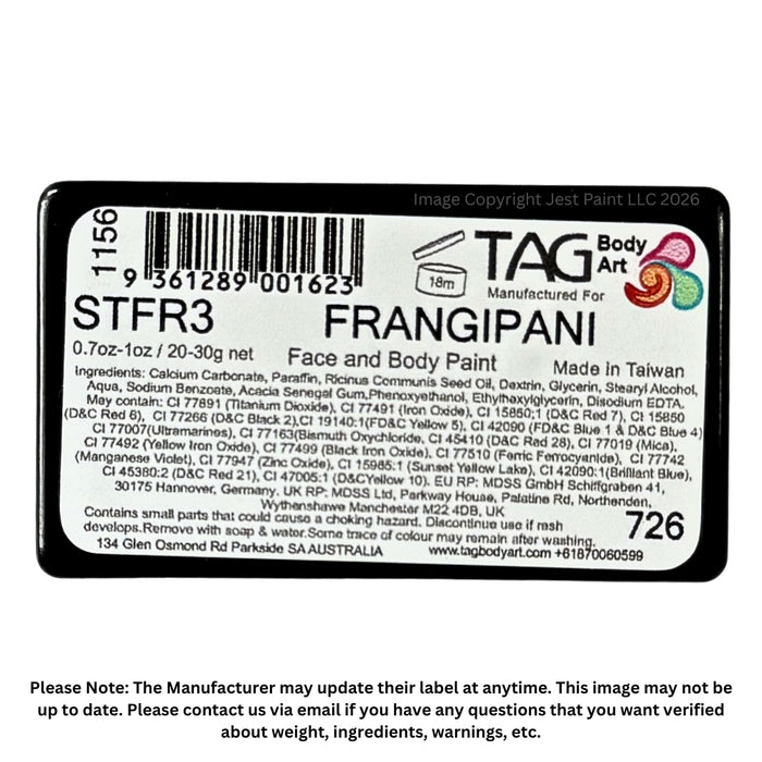 TAG Face Paint | 1 Stroke  - Frangipani   #16