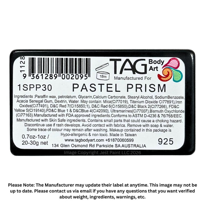 TAG Face Paint | 1 Stroke - Pastel Prism  #38