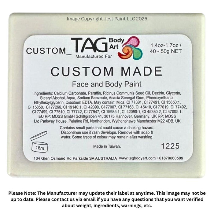 TAG Face Paint Split Cake - EXCL Pearly Big Happy Swirl 50gr   #9