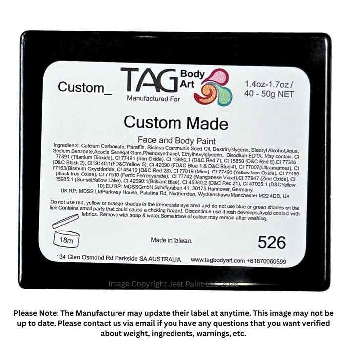 TAG Face Paint Base Blender- EXCL Pearl Northern Lights 50gr   #32