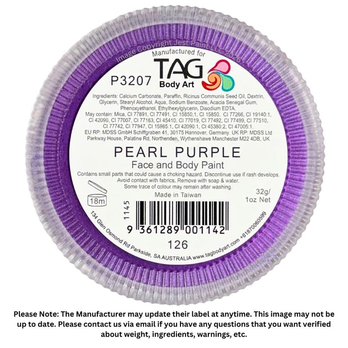 TAG Face Paint - Pearl Purple  32g