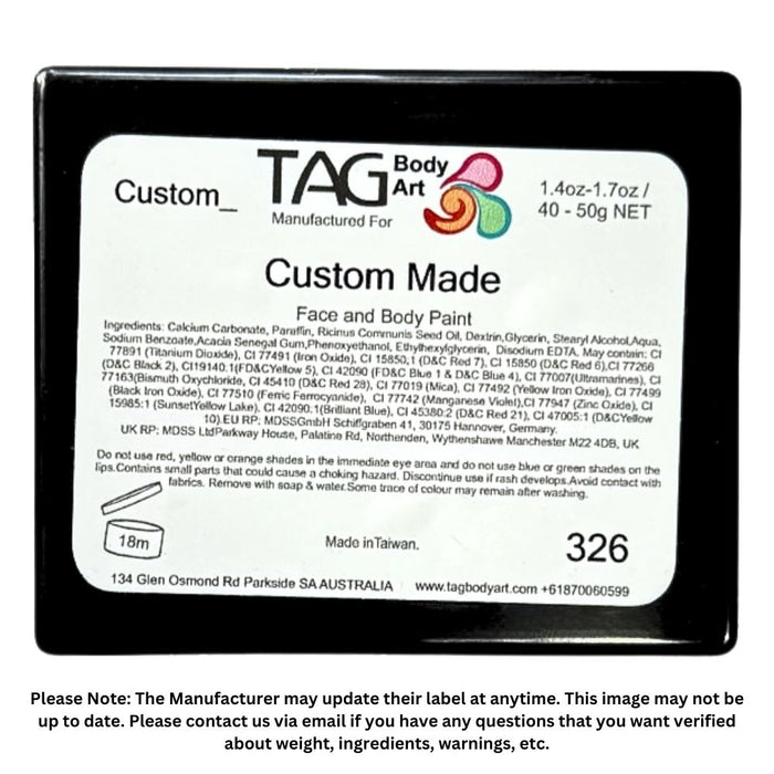 TAG Face Paint Base Blender- EXCL Pearl Unicorn Fantasy 50gr   #53