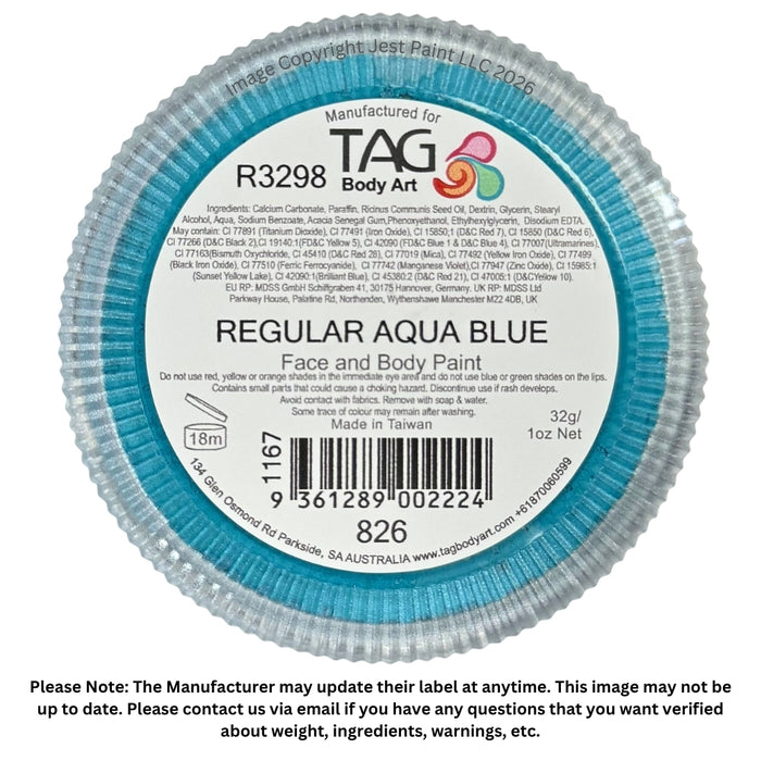 TAG Face Paint - Aqua  32g