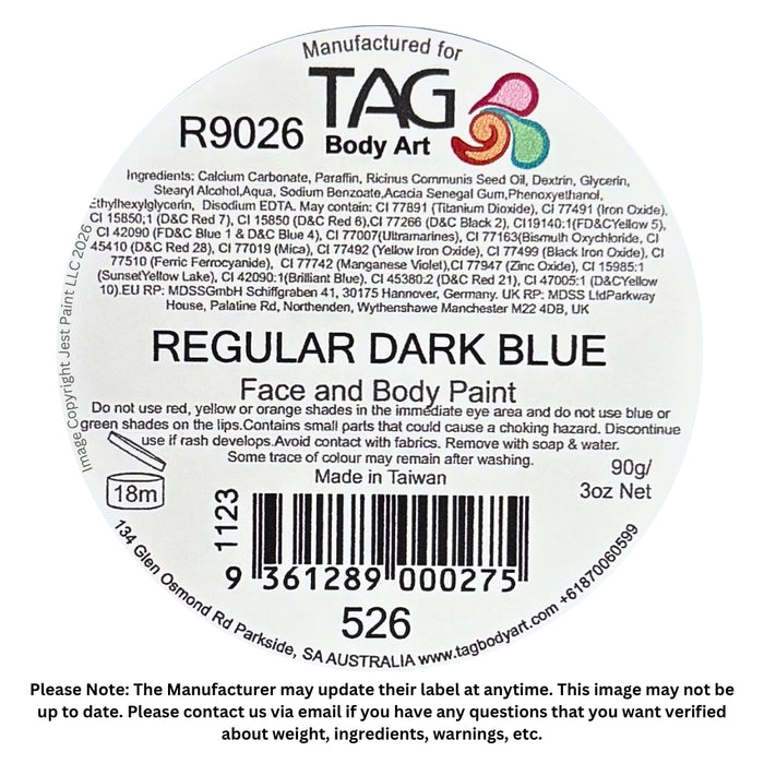 TAG Face Paint - Dark Blue 90gr