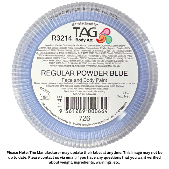 TAG Face Paint - Powder Blue  32g