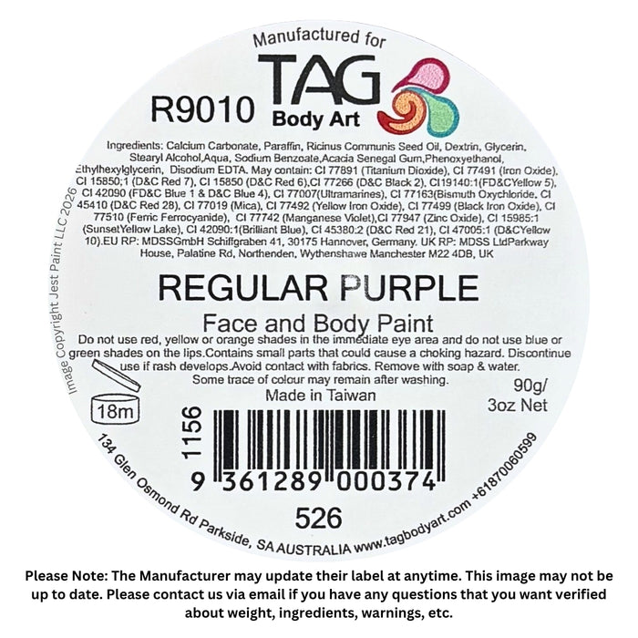 TAG Face Paint Purple 90gr