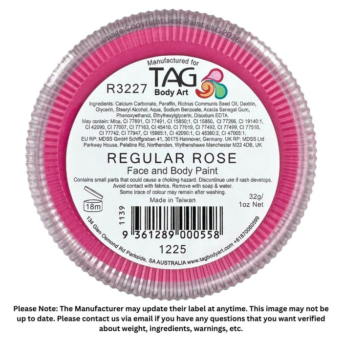 TAG Face Paint - Rose 32g
