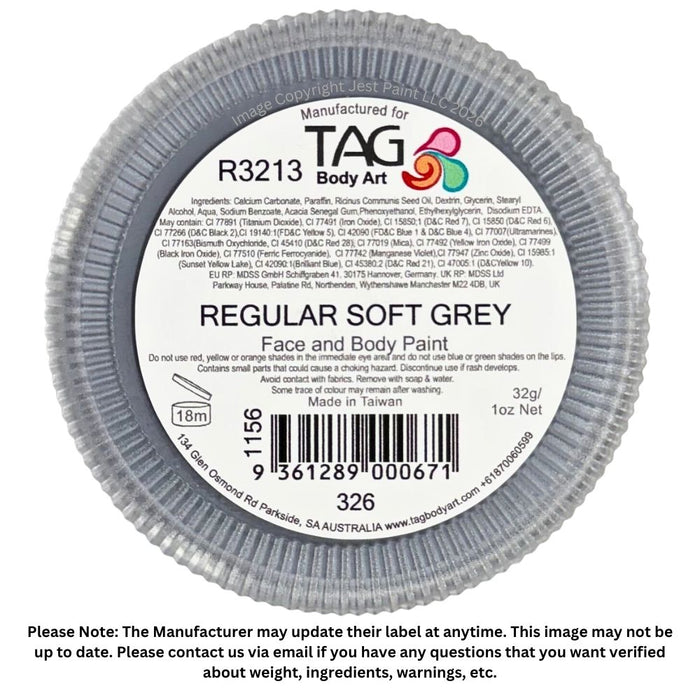 TAG Face Paint - Soft Grey  32g