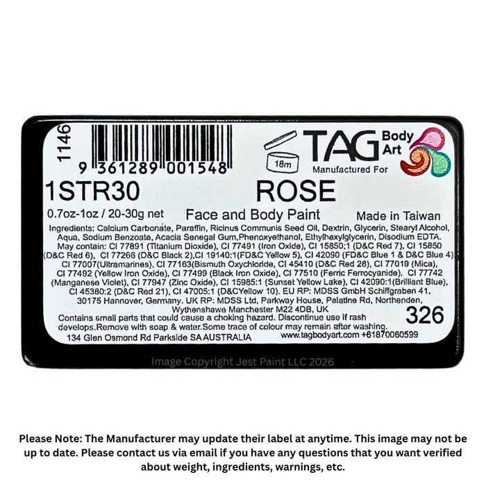 TAG Face Paint |  1 Stroke - Rose  #6