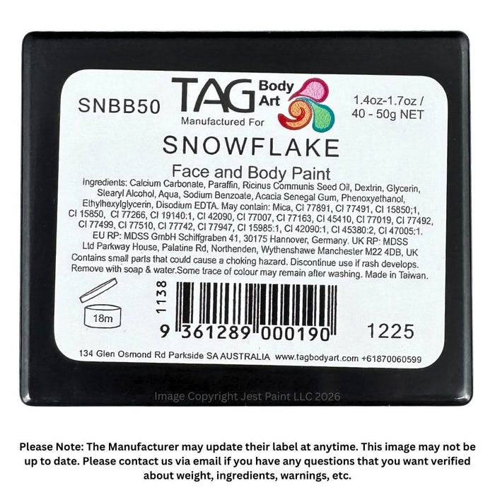 TAG Face Paint Split Cake - Snowflake 50gr #41