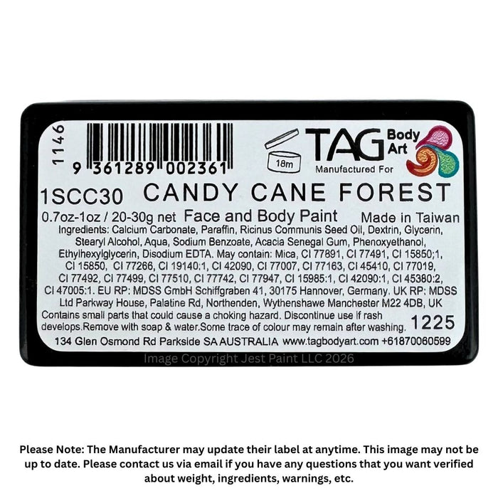 TAG Face Paint | 1 Stroke - Candy Cane Forest  #42