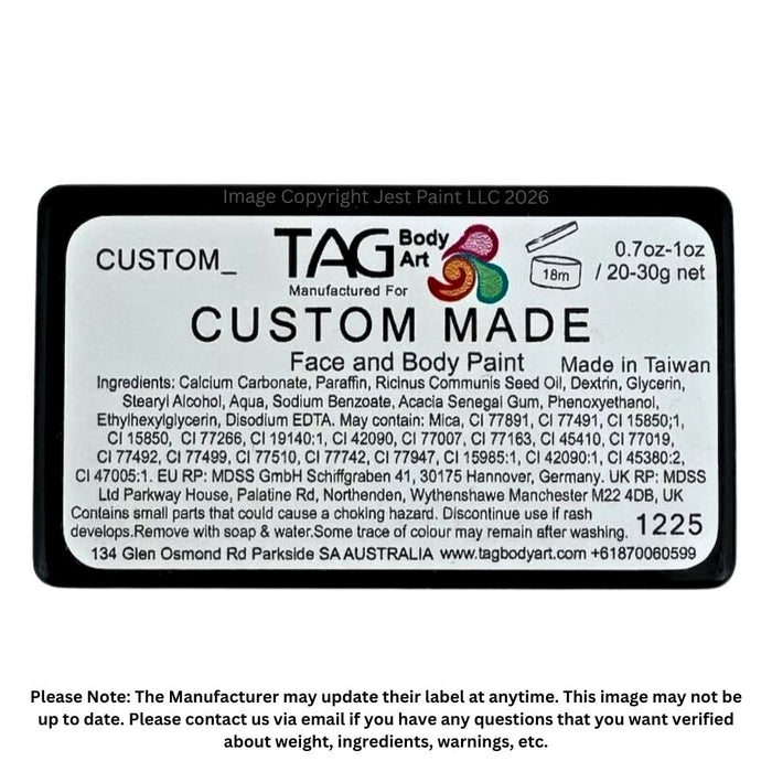 TAG Face Paint |  1 Stroke - EXCL MAGICAL MERMAID SHIMMER   #35