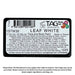 TAG Face Paint |  1 Stroke  - Leaf White   #3