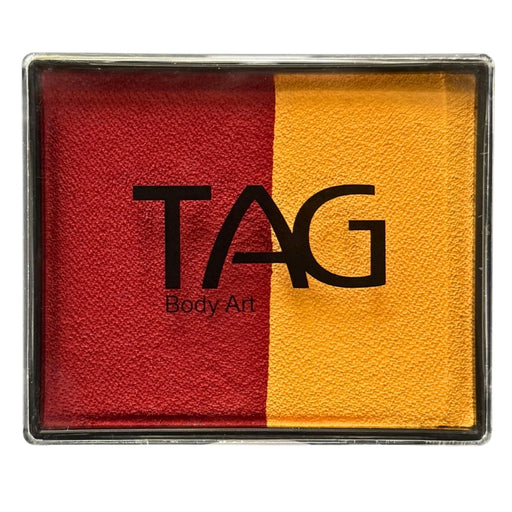 TAG Face Paint Split - Red and Golden Orange 50gr   #1